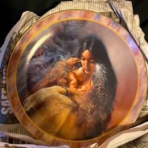 A beautiful glass plate